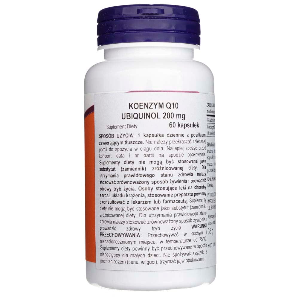 Now Foods Ubiquinol, Extra Strength 200 mg - 60 Cápsulas blandas - Imagen 3