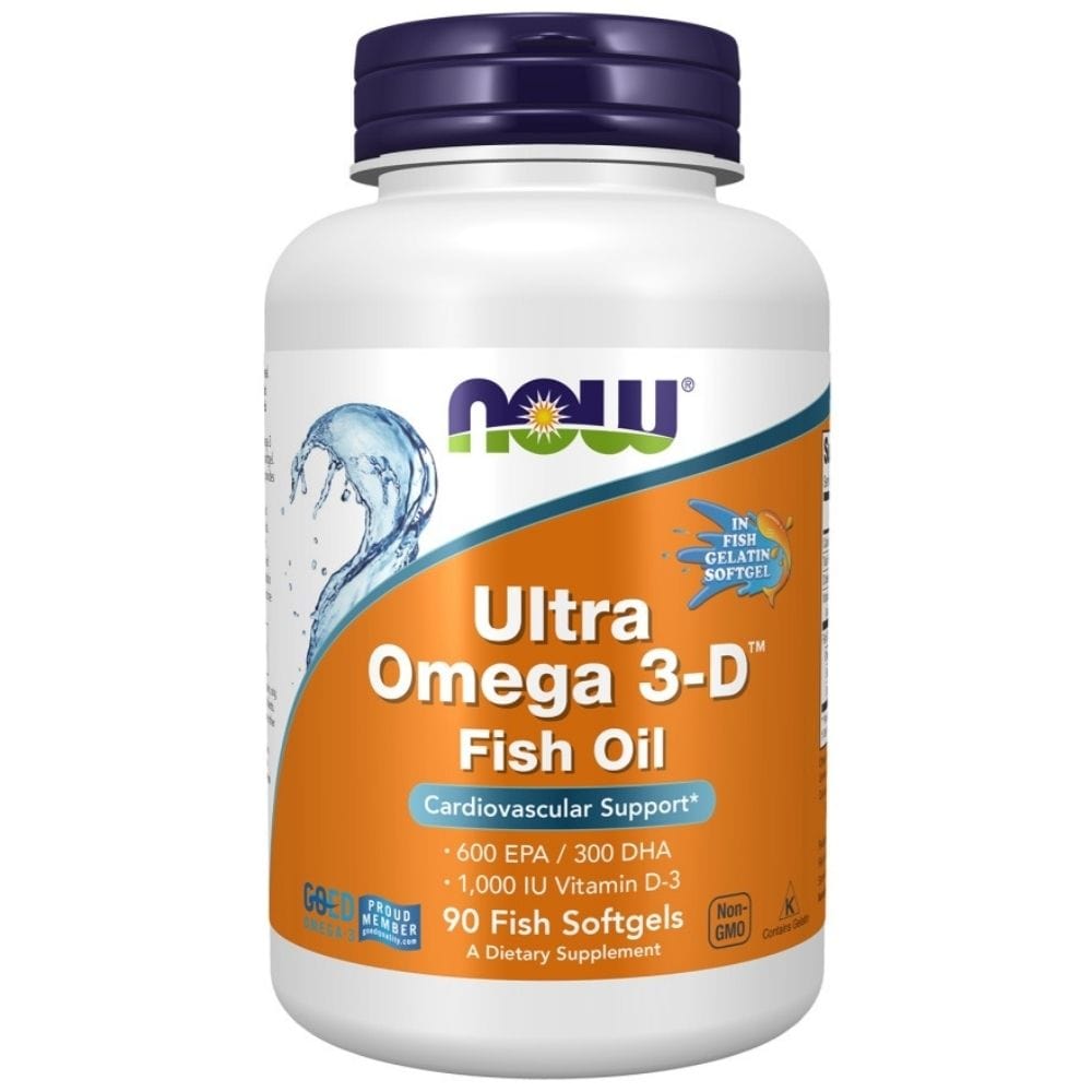 Now Foods Ultra Omega-3-D 1200 mg - 90 cápsulas blandas