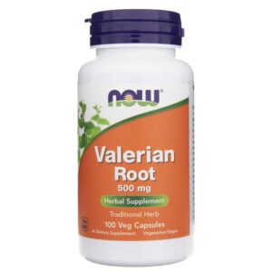 Now Foods Raíz de Valeriana 500 mg - 100 Cápsulas Vegetales