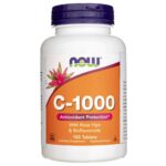 Now Foods Vitamina C-1000 con Escaramujo y Bioflavonoides - 100 Tabletas