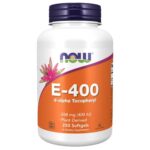 Now Foods Vitamina E 400 UI natural - 250 cápsulas