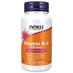 Now Foods Vitamina K2 MK-4 100 mcg - 100 cápsulas vegetales