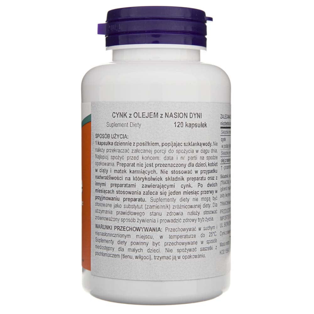 Now Foods Glicinato de Zinc 30 mg - 120 Cápsulas blandas - Imagen 3