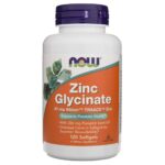 Now Foods Glicinato de Zinc 30 mg - 120 Cápsulas blandas