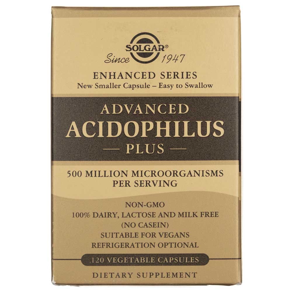 Solgar Advanced Acidophilus Plus - 120 Cápsulas Vegetales - Imagen 9