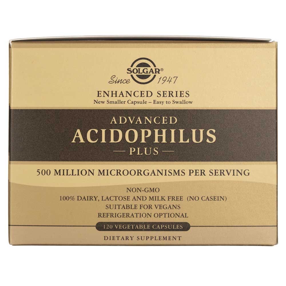 Solgar Advanced Acidophilus Plus - 120 Cápsulas Vegetales - Imagen 8