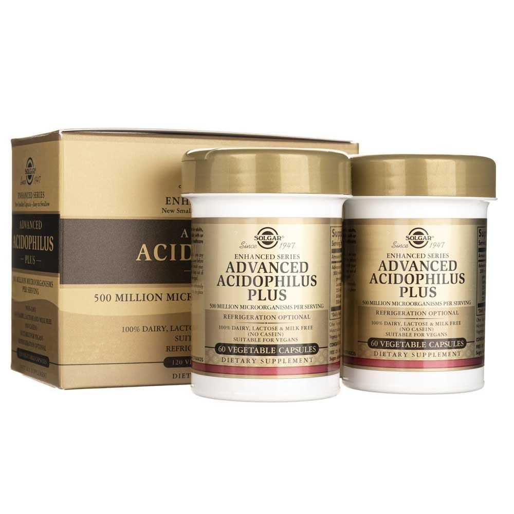 Solgar Advanced Acidophilus Plus - 120 Cápsulas Vegetales - Imagen 3