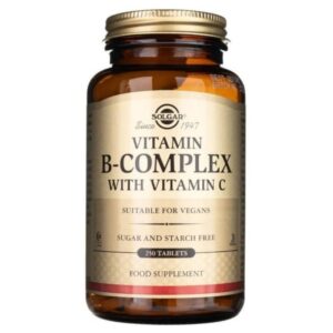 Solgar Complejo B con Vitamina C Fórmula para el Estrés - 250 Tabletas