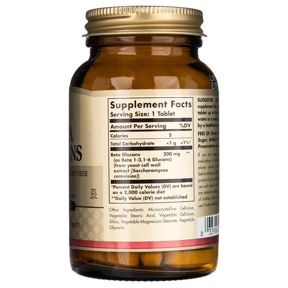 Solgar Beta Glucanos - 60 Tabletas - Imagen 2