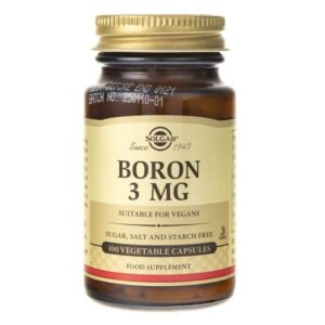 Solgar Boro 3 mg - 100 Cápsulas