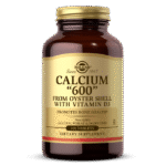 Solgar Calcio 600 (de Concha de Ostra con Vitamina D3) - 120 Tabletas