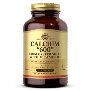 Solgar Calcio 600 (de Concha de Ostra con Vitamina D3) - 120 Tabletas