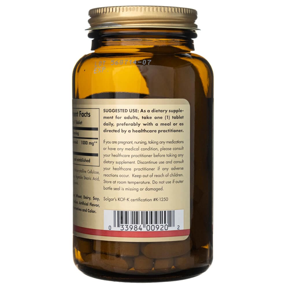 Solgar Complejo de Bioflavonoides Cítricos 1000 mg - 100 Tabletas - Imagen 3