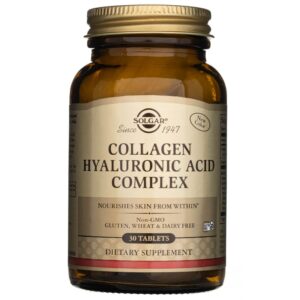 Solgar Colágeno Complejo Ácido Hialurónico - 30 Tabletas