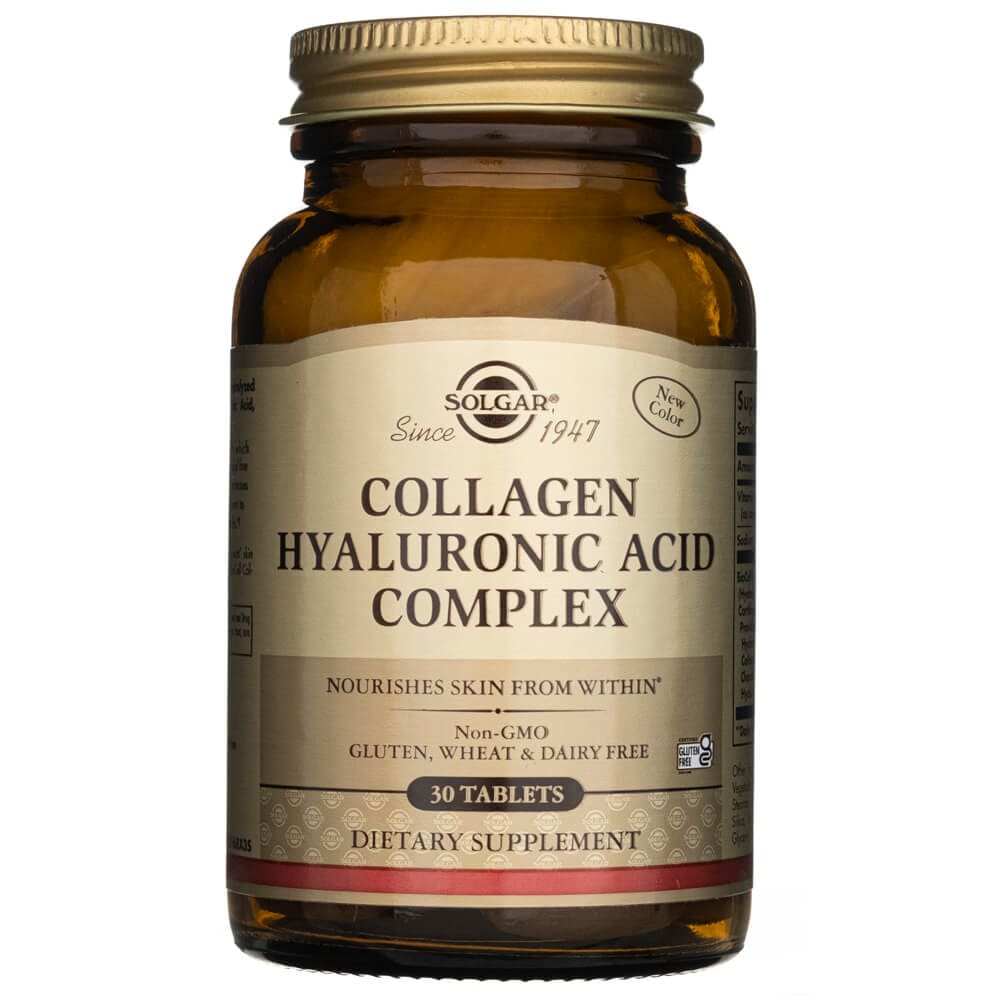 Solgar Colágeno Complejo Ácido Hialurónico - 30 Tabletas