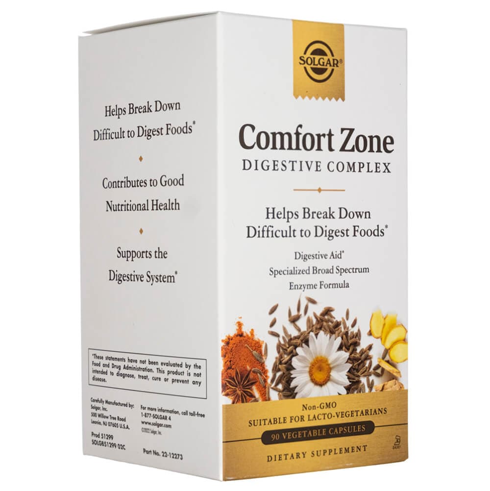 Solgar Complejo digestivo Comfort Zone - 90 cápsulas vegetales - Imagen 7