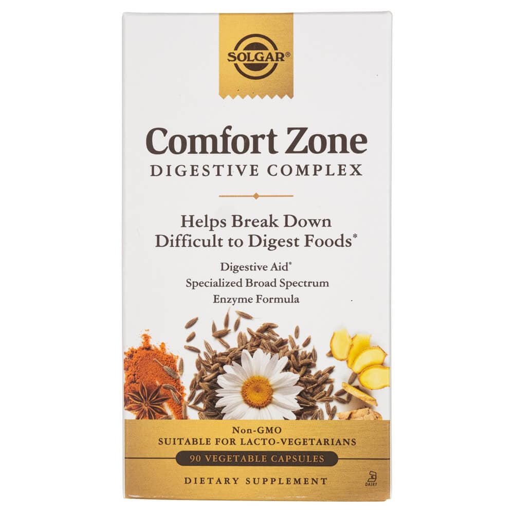 Solgar Complejo digestivo Comfort Zone - 90 cápsulas vegetales - Imagen 8