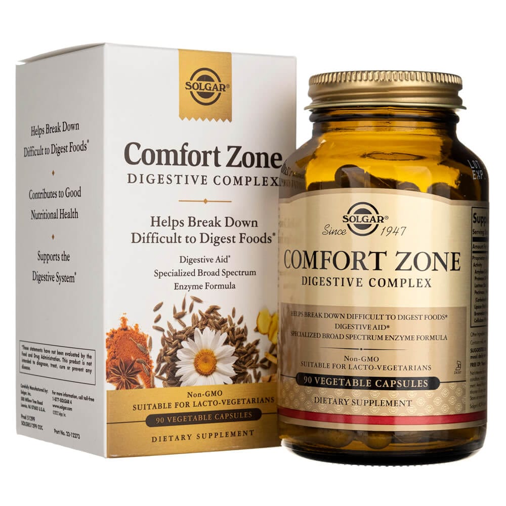Solgar Complejo digestivo Comfort Zone - 90 cápsulas vegetales