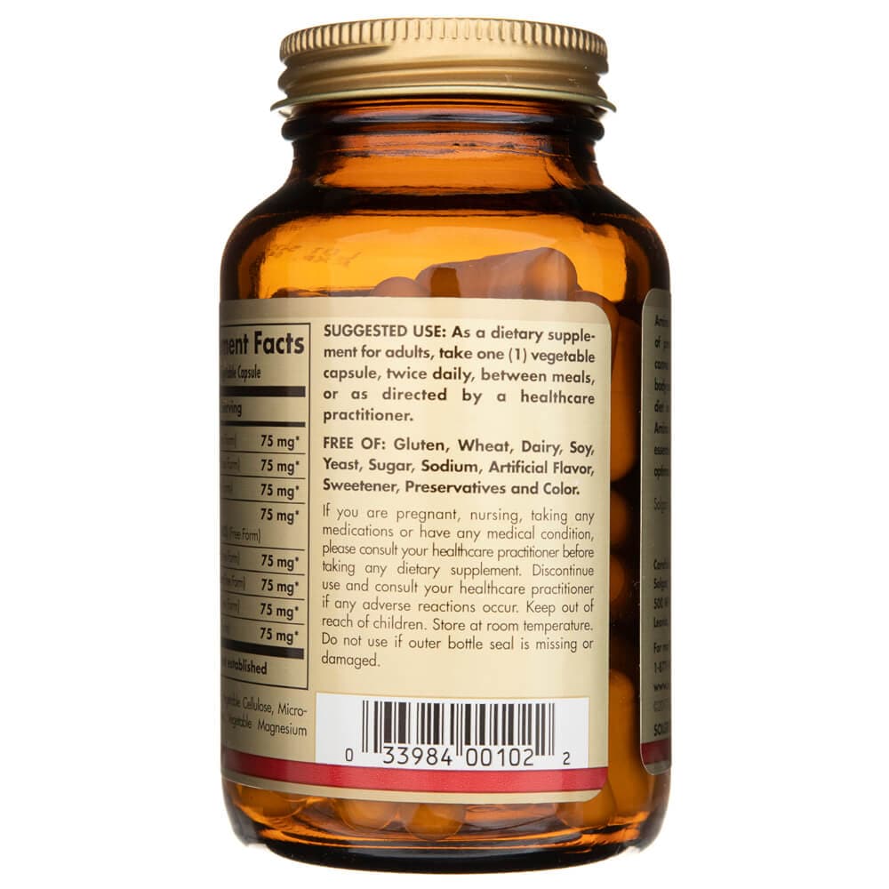 Solgar Essential Amino Complex - 90 cápsulas vegetales - Imagen 4