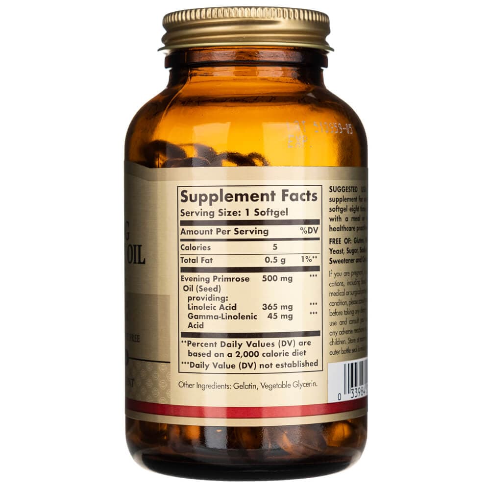 Solgar Aceite de onagra 500 mg - 180 cápsulas blandas - Imagen 2