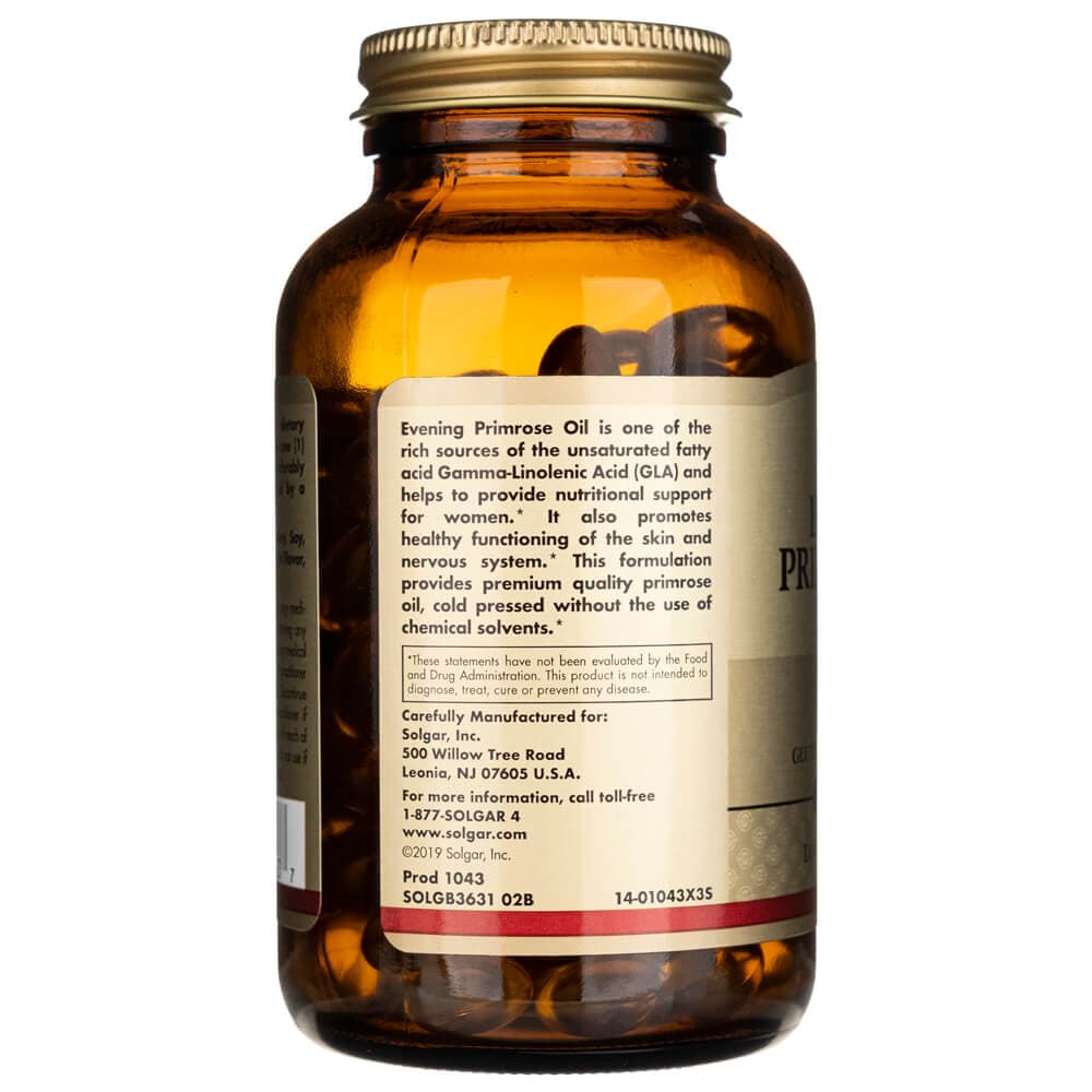 Solgar Aceite de onagra 500 mg - 180 cápsulas blandas - Imagen 5
