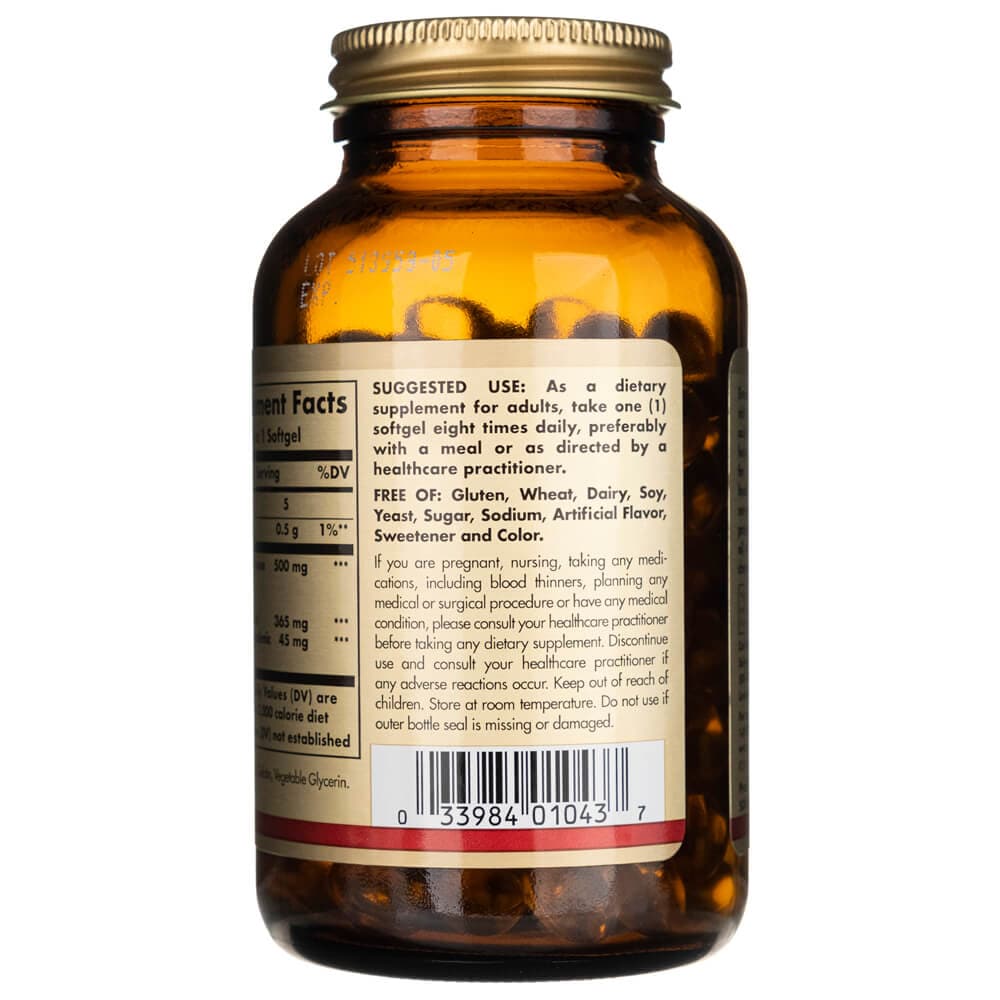 Solgar Aceite de onagra 500 mg - 180 cápsulas blandas - Imagen 3