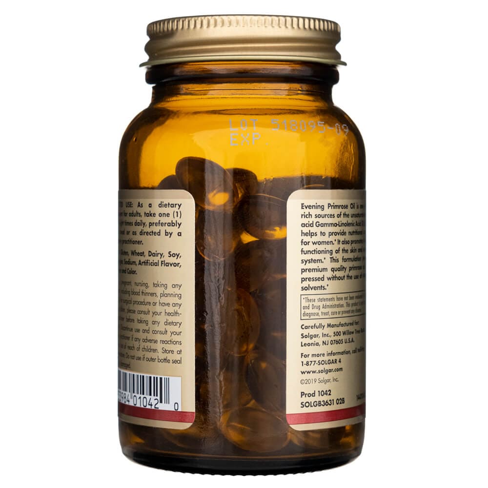 Solgar Aceite de onagra 500 mg - 90 cápsulas blandas - Imagen 3