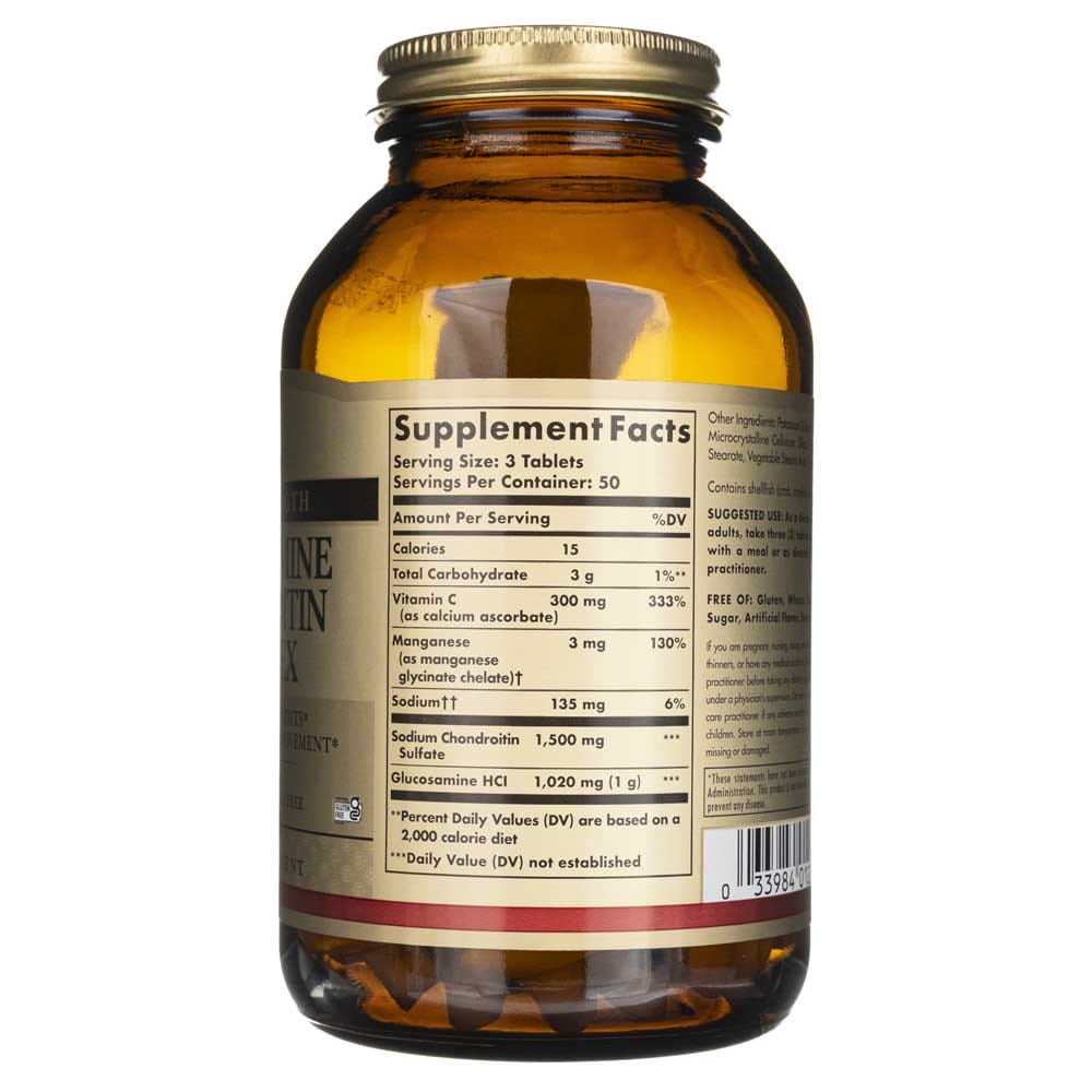 Solgar Complejo Extra Fuerte de Glucosamina y Condroitina - 150 Tabletas - Imagen 2