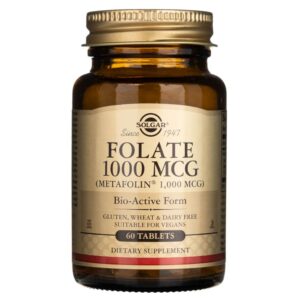 Solgar Folato 1000 mcg DFE (Metafolin ® 1000 mcg) - 60 Tabletas