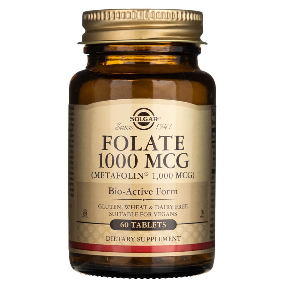 Solgar Folato 1000 mcg DFE (Metafolin ® 1000 mcg) - 60 Tabletas