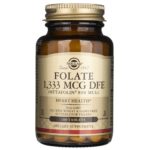 Solgar Folato 1333 mcg DFE (Metafolin ® 800 mcg) - 100 Tabletas