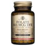Solgar Folato 666 mcg DFE (Metafolin ® 400 mcg) - 100 Tabletas