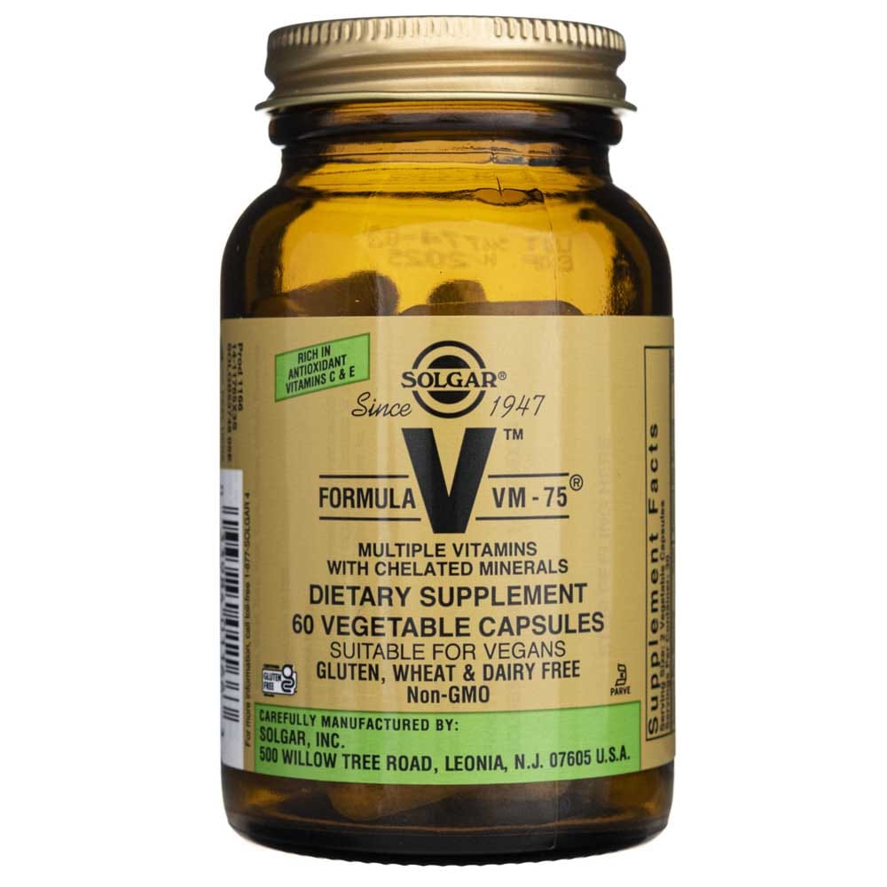 Solgar Formula VM-75 - 60 Cápsulas Vegetales