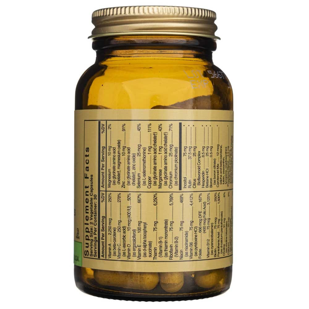Solgar Formula VM-75 - 60 Cápsulas Vegetales - Imagen 2