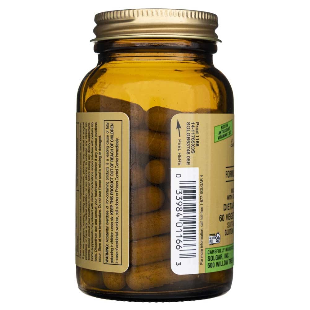 Solgar Formula VM-75 - 60 Cápsulas Vegetales - Imagen 4