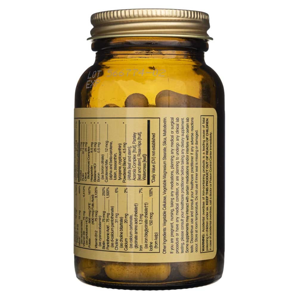 Solgar Formula VM-75 - 60 Cápsulas Vegetales - Imagen 3
