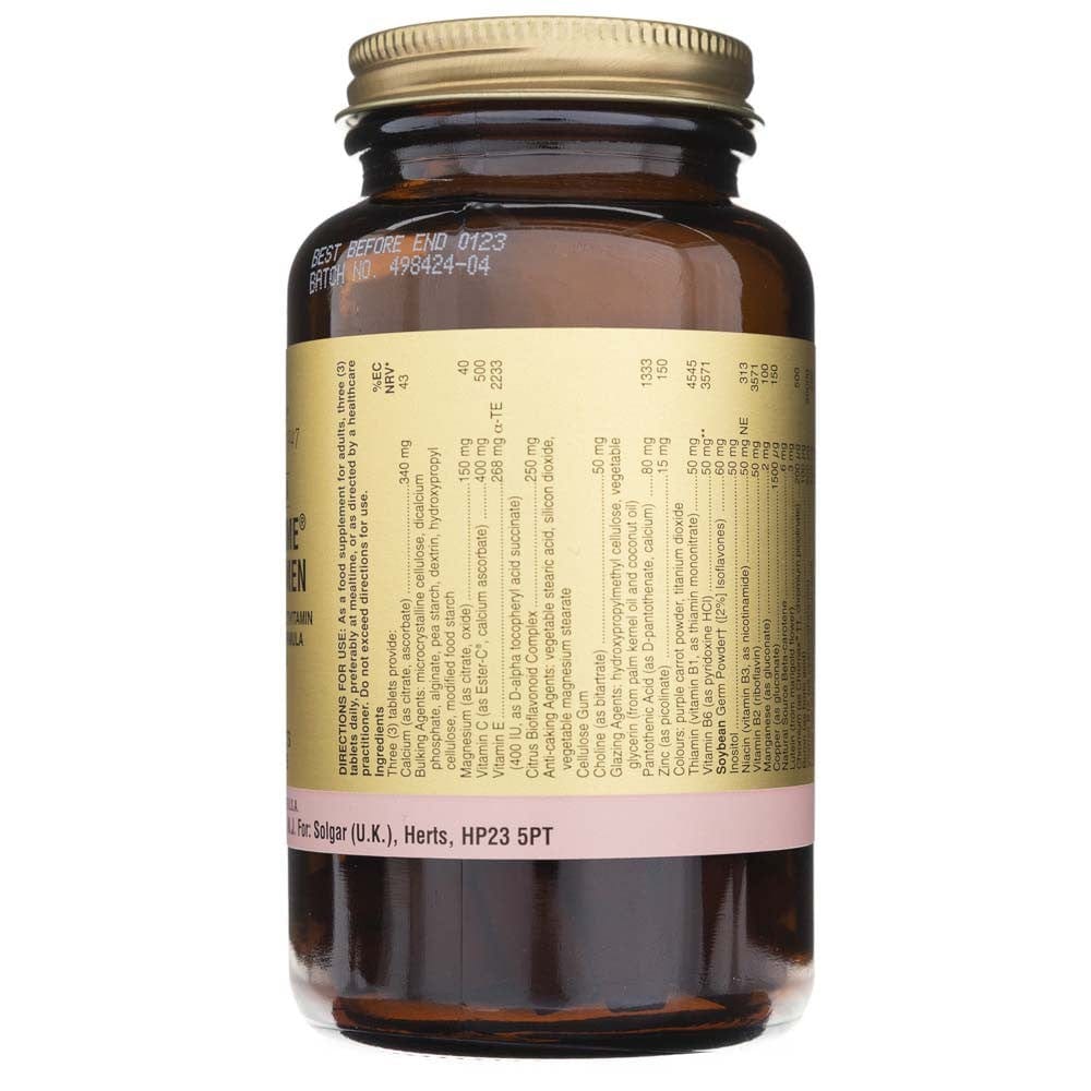 Solgar Formula VM Prime para Mujeres - 90 Tabletas - Imagen 2