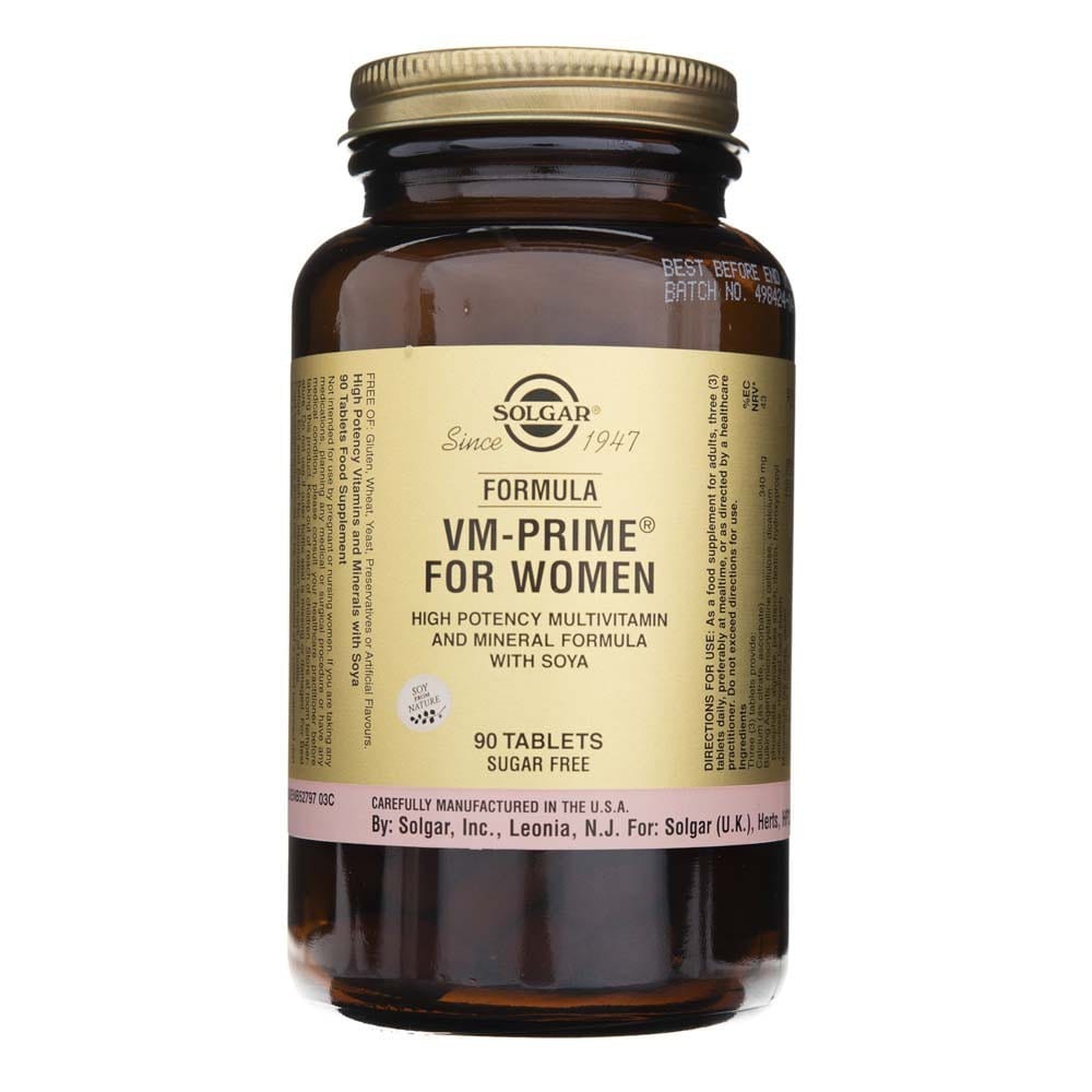 Solgar Formula VM Prime para Mujeres - 90 Tabletas