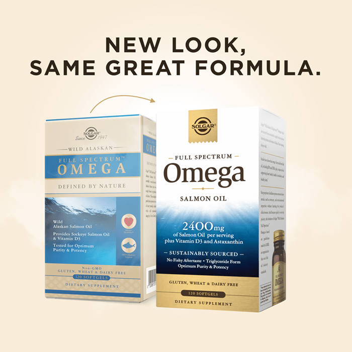 Solgar Aceite de salmón Omega de espectro completo - 120 cápsulas blandas - Imagen 2