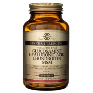 Solgar Glucosamina Ácido Hialurónico Condroitina MSM - 60 Tabletas