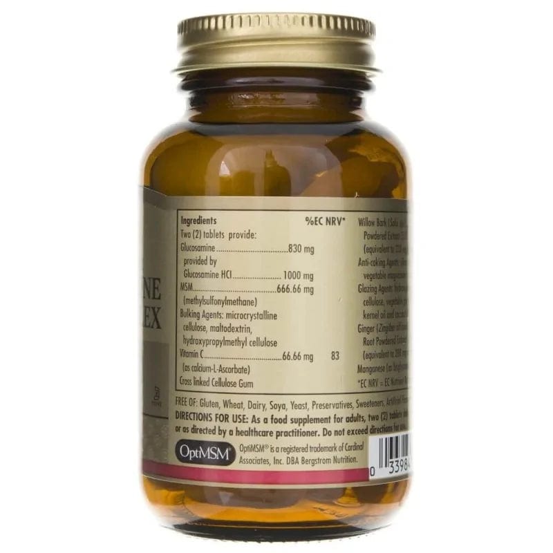 Solgar Glucosamina MSM Complex - 60 Tabletas - Imagen 2