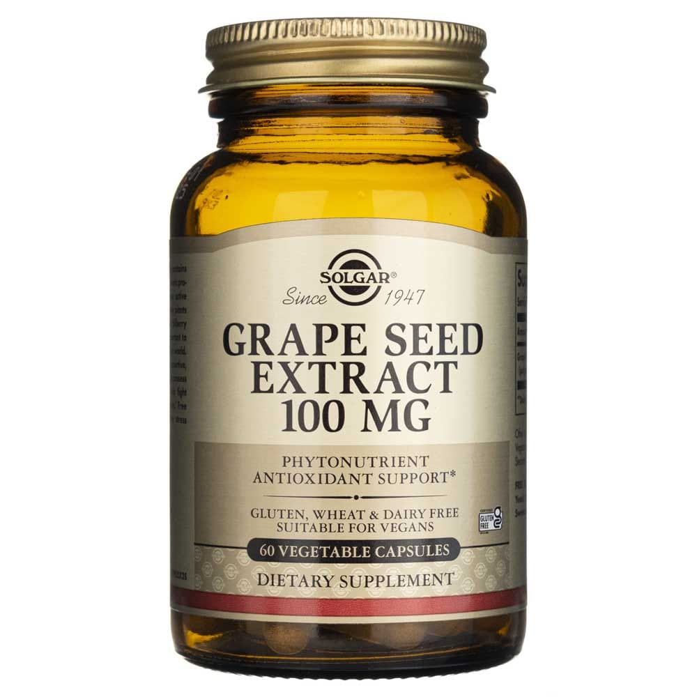Solgar Extracto de semilla de uva 100 mg - 60 cápsulas vegetales