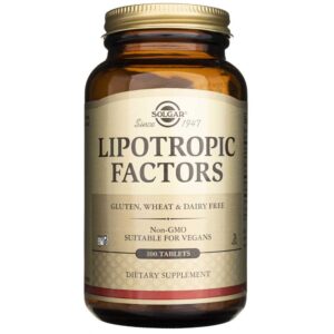 Solgar Factores Lipotrópicos - 100 Tabletas