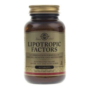 Solgar Factores Lipotrópicos - 50 Tabletas
