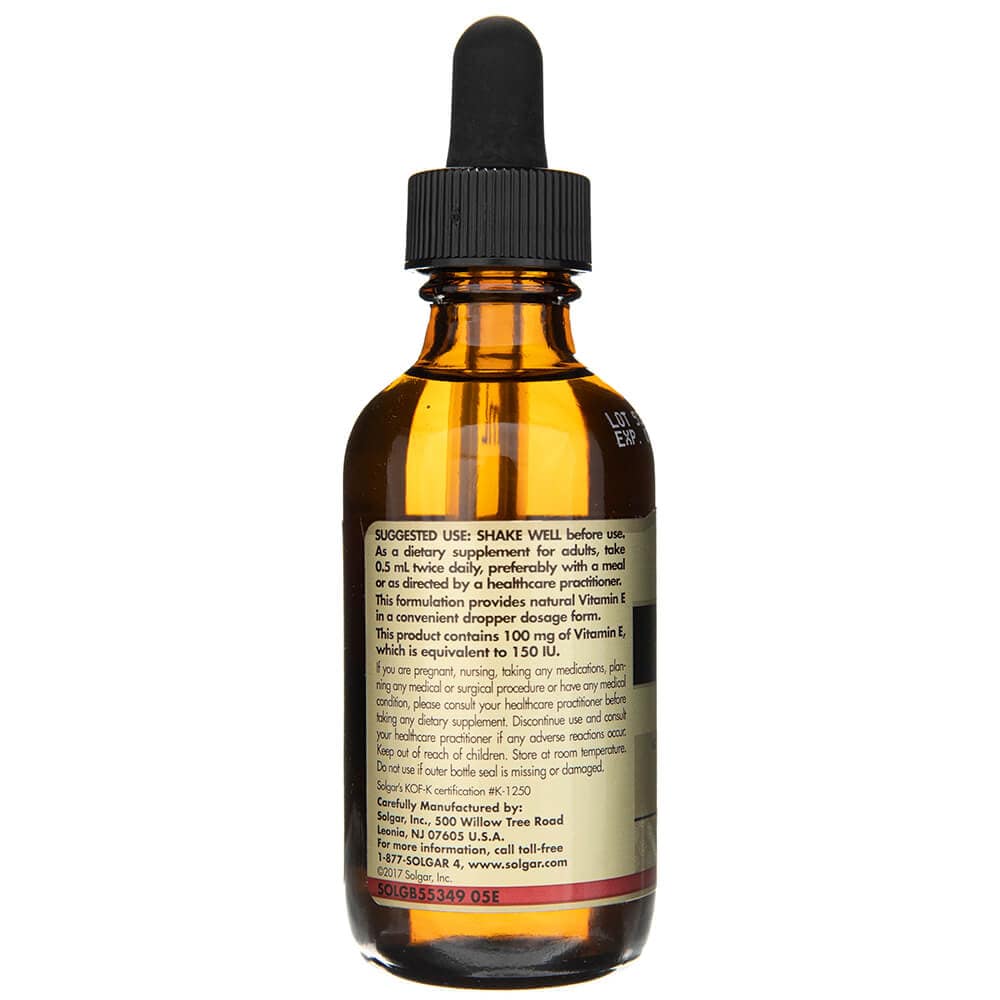 Solgar Vitamina E Líquida - 59 ml - Imagen 3