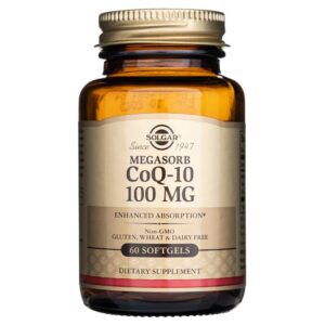 Solgar Megasorb CoQ-10 100 mg - 30 Cápsulas blandas