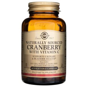 Solgar Arándano rojo natural con vitamina C - 60 cápsulas vegetales