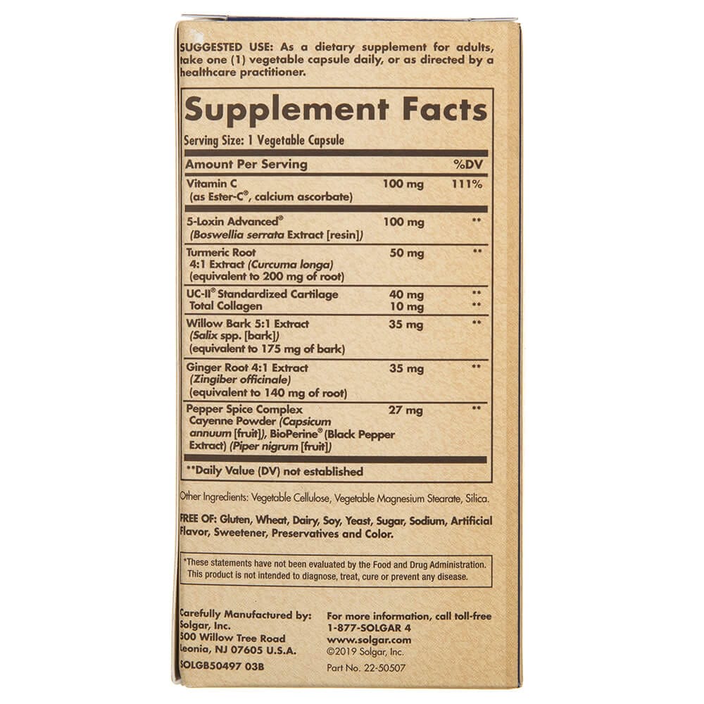 Solgar NO. 7, Apoyo Articular - 60 Cápsulas Veg. - Imagen 5