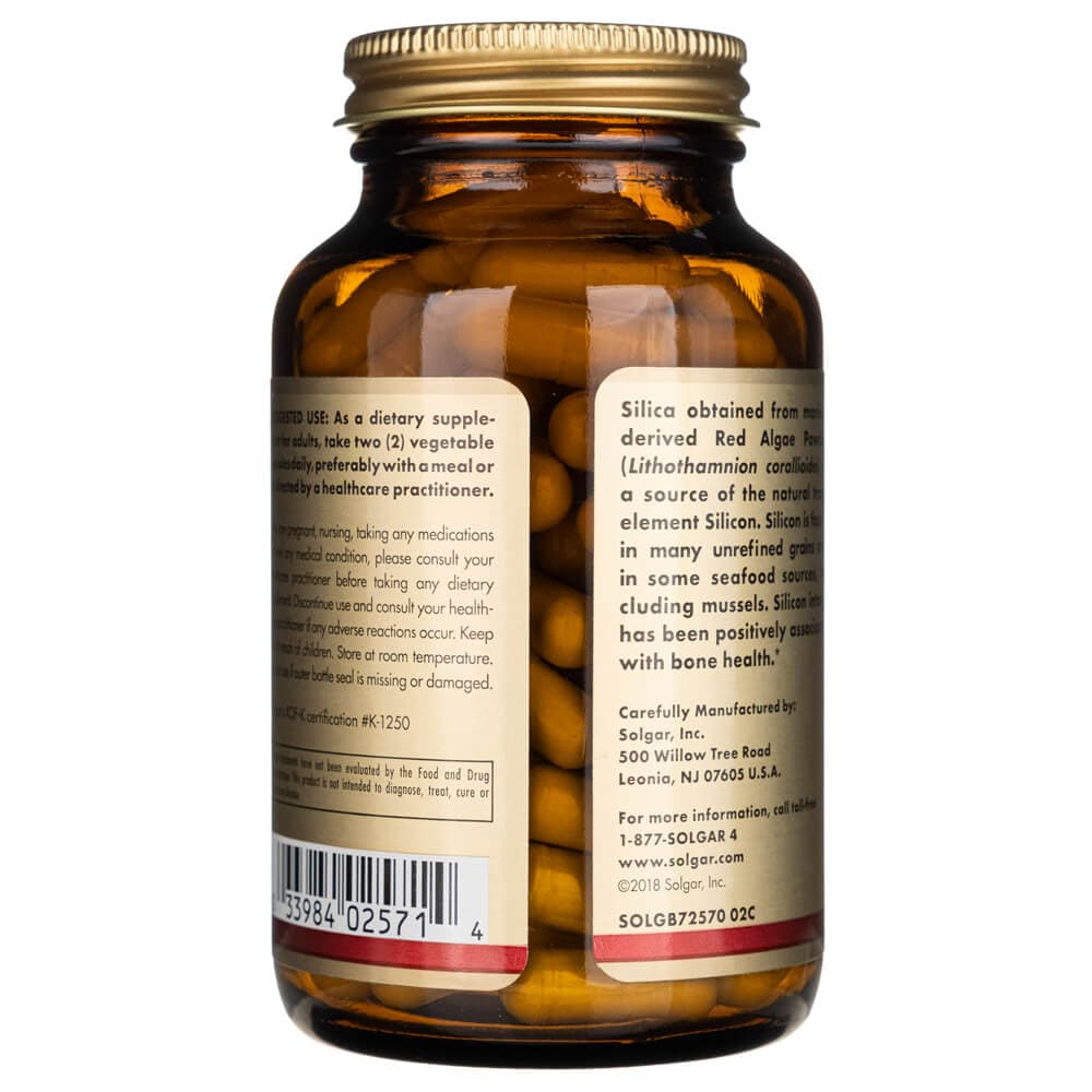 Solgar Sílice oceánica 25 mg - 100 Cápsulas vegetales - Imagen 5