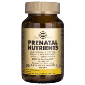 Solgar Nutrientes Prenatales - 120 Tabletas